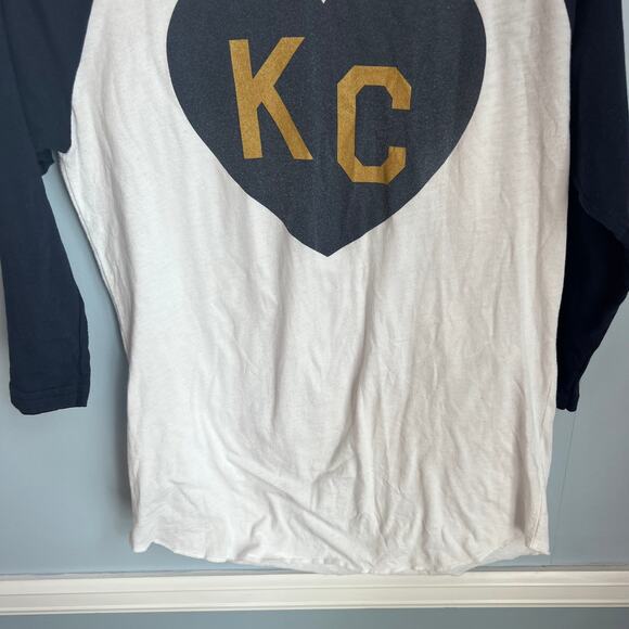 Charlie Hustle KC Heart Baseball T-Shirt Size Small - Picture 6 of 9